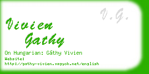 vivien gathy business card