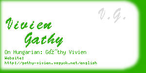 vivien gathy business card